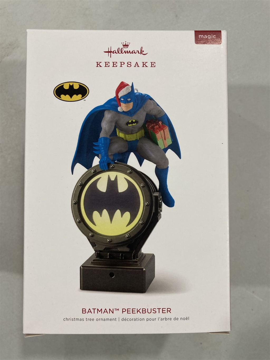 2018 Hallmark Batman Peekbuster Keepsake MAGIC Light & Sound Ornament *SALE*