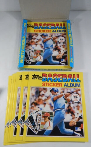1981 Topps BASEBALL Sticker Album 12 Count Box *NEW*
