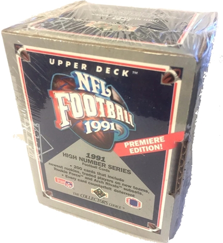 1991 Upper Deck Football Factory Sealed High Number Series Set *NEW*