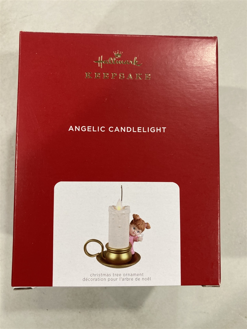 2021 Hallmark Angelic Candlelight Keepsake MAGIC Light & Motion Ornament *NEW*