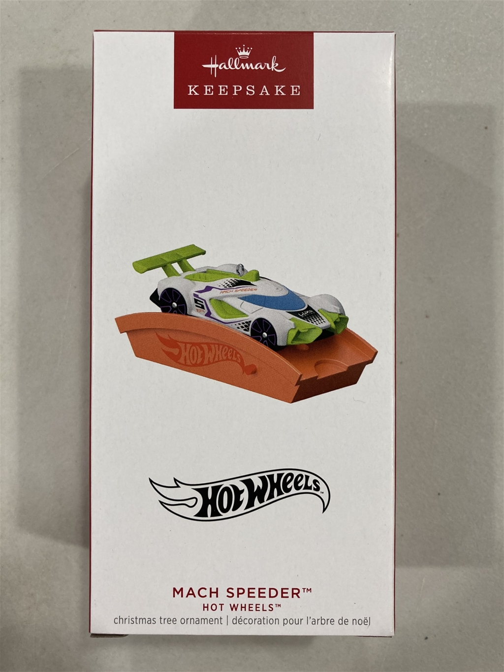 2023 Hallmark HOT WHEELS Mach Speeder Magic Light Keepsake Ornament *SALE*