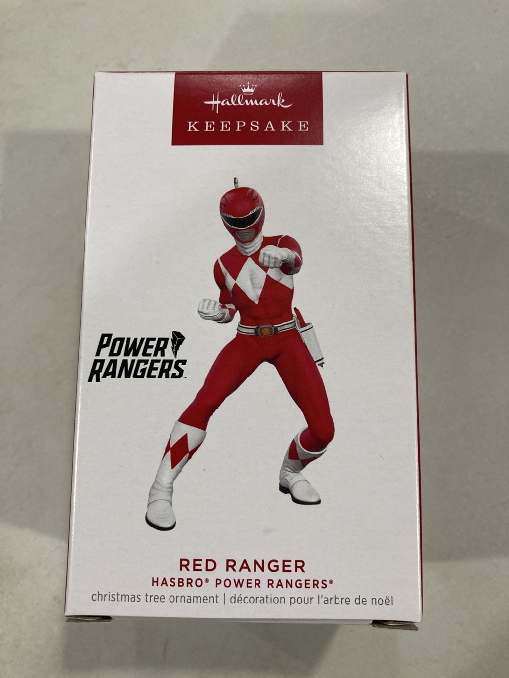 2023 Hallmark Power Rangers RED RANGER Keepsake Ornament *NEW*