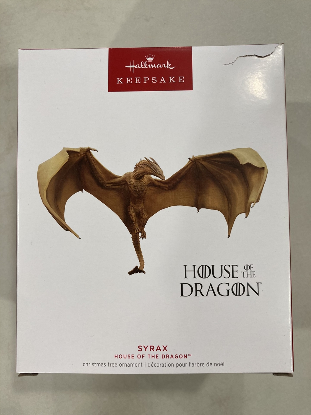 2023 Hallmark House of the DRAGON SYRAX Keepsake Ornament *NEW*