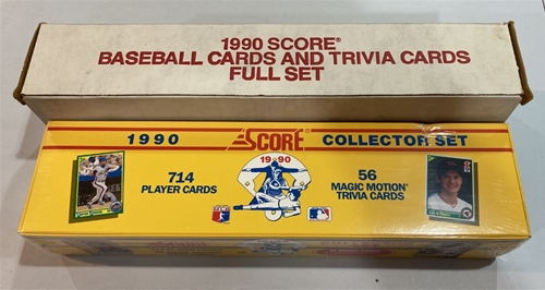 1990 Score BASEBALL Factory Sealed Complete Hobby Set - 714 CARDs *SALE*