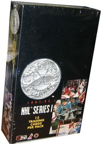 1991-92 NHL Pro Set Platinum Factory Sealed HOCKEY Cards Series 1 - 36 Pack Box
