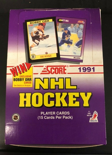 1991-92 NHL Score HOCKEY Cards US Edition - 36 Pack Box