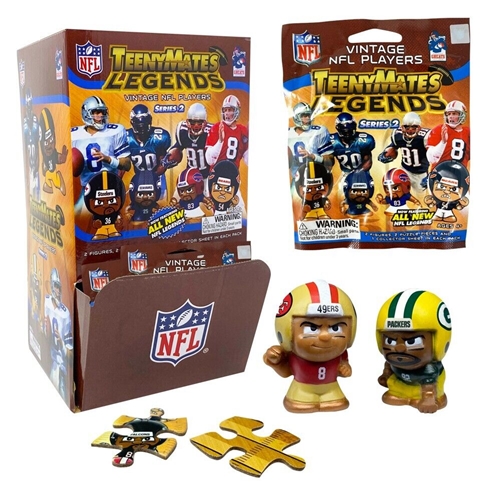 NFL Teenymates Legends Series 2 Gravity Feed Display 32 Pack Box *NEW*