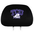 TCU Horned Frogs Embroidered Headrest Covers