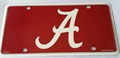 Alabama Crimson Tide 2nd Logo NCAA Printed Metal License Plate Tag