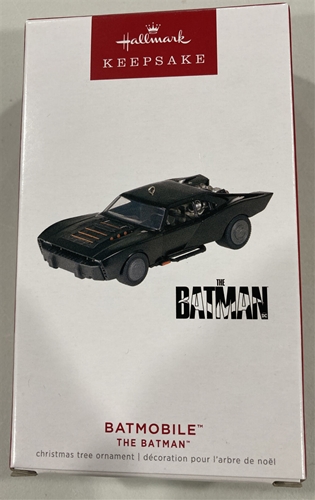 2022 Hallmark DC The Batman Batmobile Keepsake Ornament *NEW*