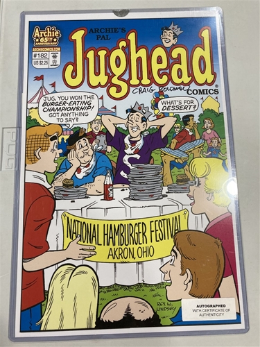 Craig Boldman Signed Jughead Comic BOOK Cover 11''x17'' Poster w/ COA *NEW*