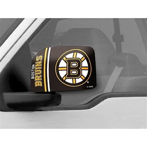 Boston Bruins NHL MIRROR Covers 2 Pack - Large *CLOSEOUT*