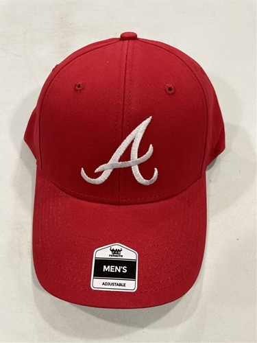 Atlanta Braves MLB RED Mass Basic MVP Adjustable HAT *NEW*
