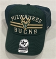 Milwaukee Bucks NBA Dark Green Hight Point Clean Up Snapback Hat