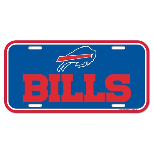 Buffalo Bills NFL Souvenir Plastic LICENSE PLATE