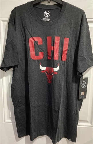 Chicago Bulls NBA Jet Black Club Men's Tee Shirt *SALE* Size XL Lot of 6