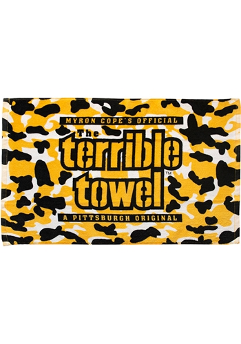 Pittsburgh STEELERS Official Gold Camo Terrible Towel