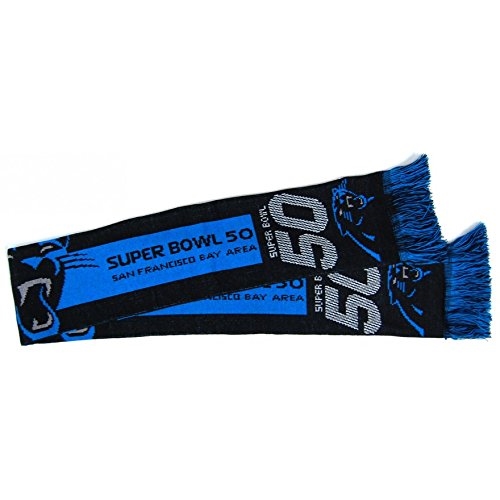 Carolina Panthers Super Bowl 50 Going to the GAME NFL 60'' Acrylic Scarf *CLOSEOUT*