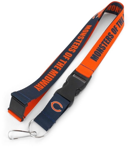 Chicago Bears NFL ''Monsters of the Midway'' Slogan Lanyard *SALE*