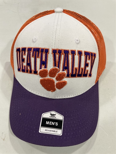 Clemson Tigers NCAA Orange Mass Blockhead MVP Mesh Snapback Hat *NEW*