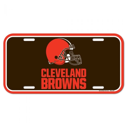 Cleveland Browns NFL Souvenir Plastic LICENSE PLATE