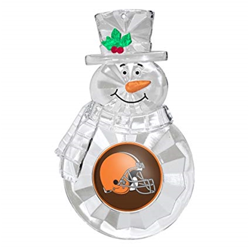 Cleveland Browns NFL Traditional Snowman Ornament - 6 Count Case *SALE*