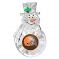 Cleveland Browns NFL Traditional Snowman Ornament - 6 Count Case