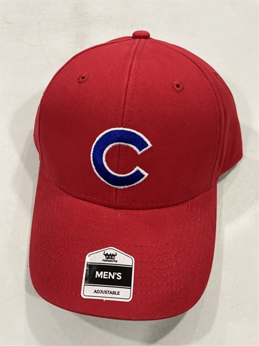 Chicago Cubs MLB RED Mass Basic MVP Adjustable HAT *NEW*