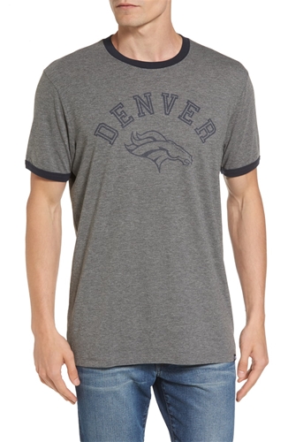 Denver Broncos NFL Tarmac Capital Ringer T Shirt Size XL *SALE LAST ONE*