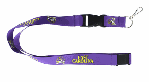 East Carolina Pirates NCAA Purple Lanyard