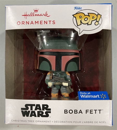 Funko POP Hallmark Star Wars Boba Fett Ornament Walmart Exclusive *NEW*