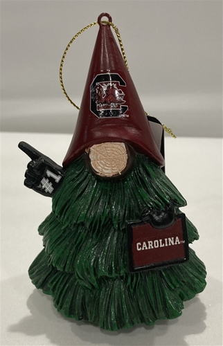 South Carolina Gamecocks NCAA Gnome Tree Character Ornament - 6ct Case *SALE*