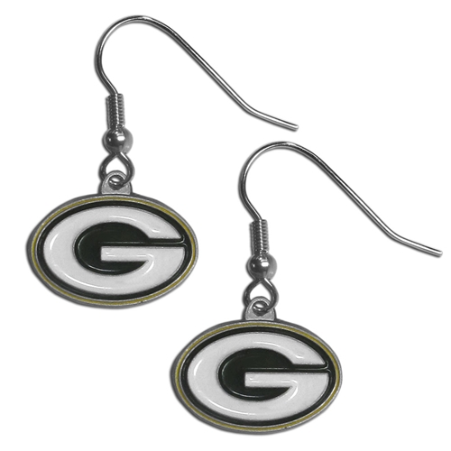 Green Bay Packers NFL Dangle Earrings