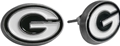 Green Bay Packers NFL Silver Stud Earrings
