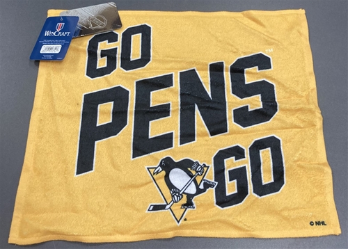Pittsburgh PENguins NHL Gold ''Go PENs Go'' Rally Towel *NEW*