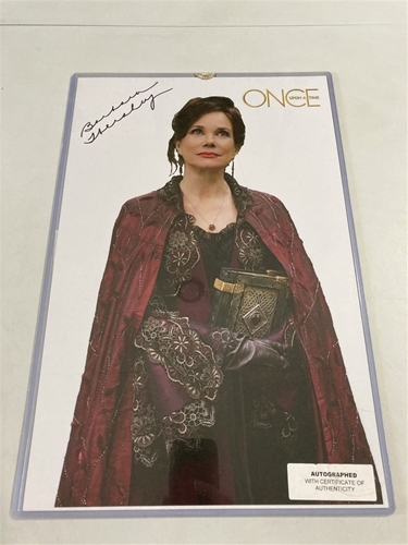Barbara Hershey Signed Once Upon A Time 11''x17'' TV Series POSTER w/ COA *NEW*