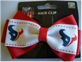 Houston Texans NFL Grace Collection 2 Tone Bow Hair Clip - One Dozen Lot