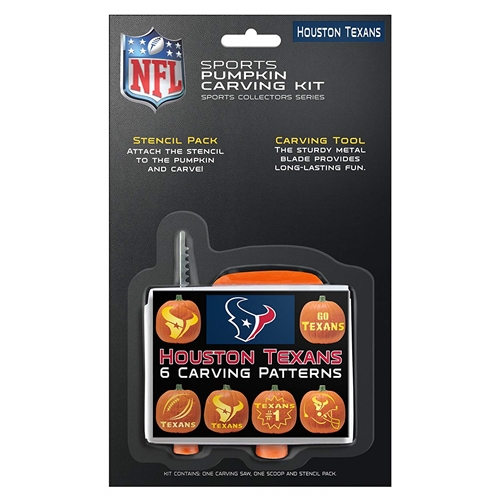 Houston Texans NFL Team Logo Pumpkin Carving Kit - 12ct Case