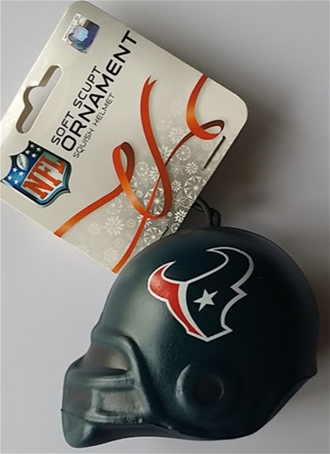 Houston Texans NFL Squish Helmet Ornament - 6ct Case *SALE*