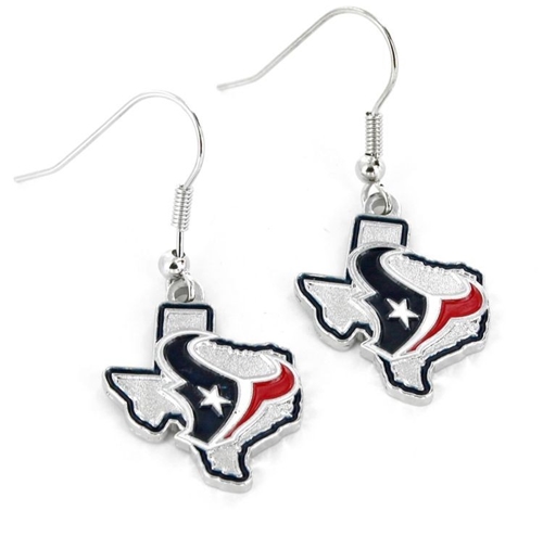 Houston Texans State Design NFL Dangle Earrings *SALE*