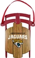 Jacksonville Jaguars NFL Vintage Metal Sled Ornament 