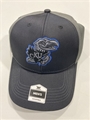 Kansas Jayhawks NCAA Charcoal Mass Blackball MVP Adjustable Hat *NEW*