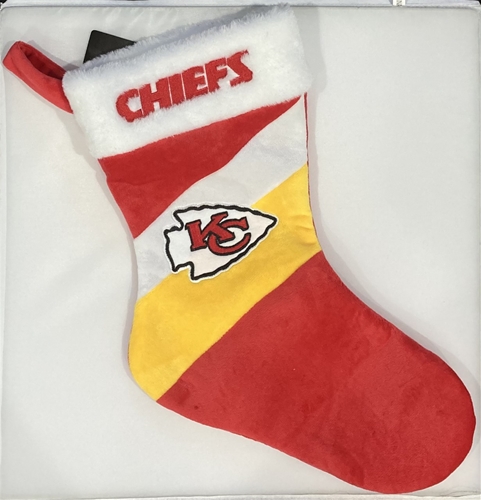 Kansas City Chiefs NFL Basic HOLIDAY 17'' Christmas Stocking *SALE*
