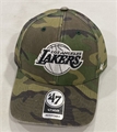 Los Angeles Lakers NBA Camo Legend MVP Snapback Hat w/ Pink Under Visor *NEW*