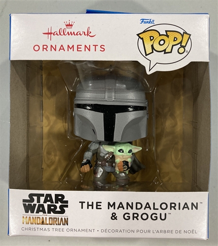 Funko POP Hallmark Star Wars The Mandalorian & Grogu Ornament *NEW*