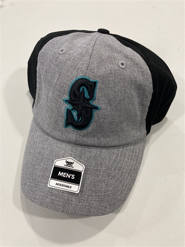 Seattle Mariners MLB Black Mass Pop Shade Clean Up Adjustable Hat