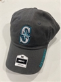Seattle Mariners MLB Charcoal Mass Club Acton Clean Up Adjustable Hat