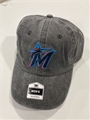 Miami Marlins MLB Black Mass Matter Clean Up Adjustable Hat