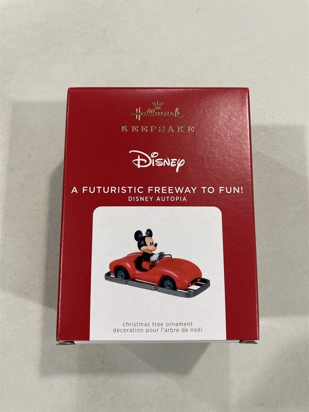 2021 Hallmark DISNEY Mickey Mouse Futuristic Freeway to Fun Keepsake Ornament *NEW*