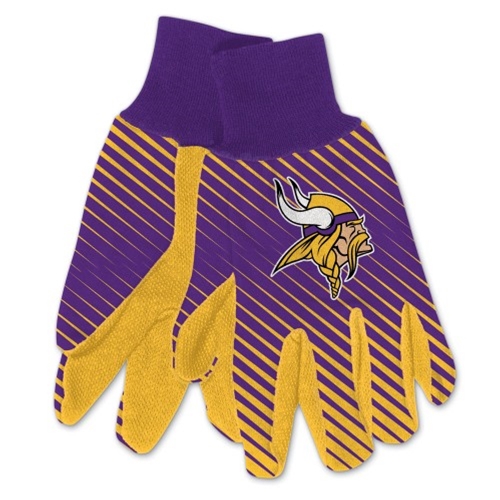 Minnesota Vikings NFL Full Color Sublimated GLOVES *SALE*